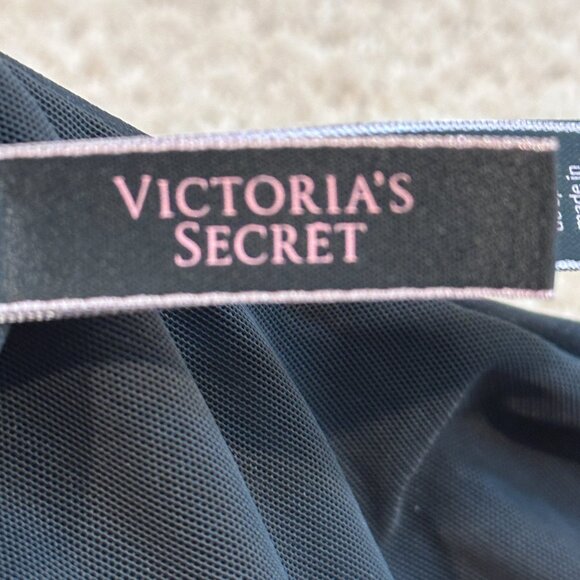 Victoria's Secret Sports Bra Racerback Lightweight Black Size 32DD #817743-QB4 - Picture 2 of 12